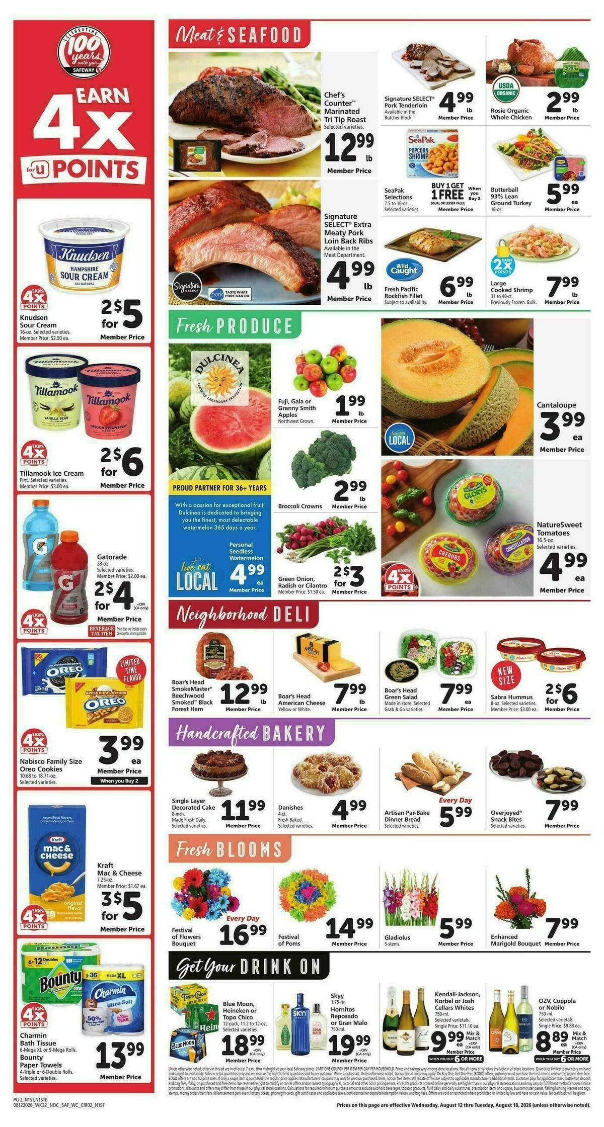 Safeway Weekly Ad from August 12