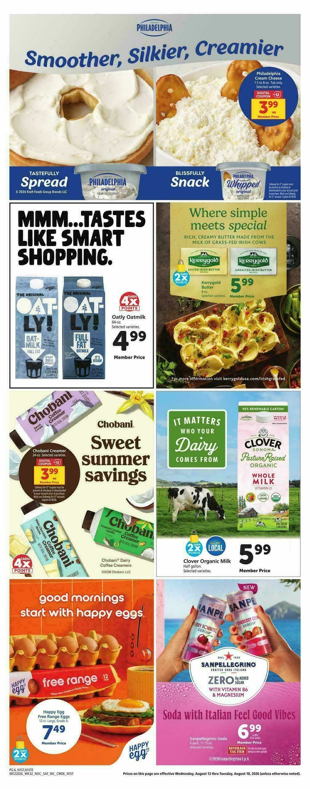 Safeway Weekly Ad from August 12