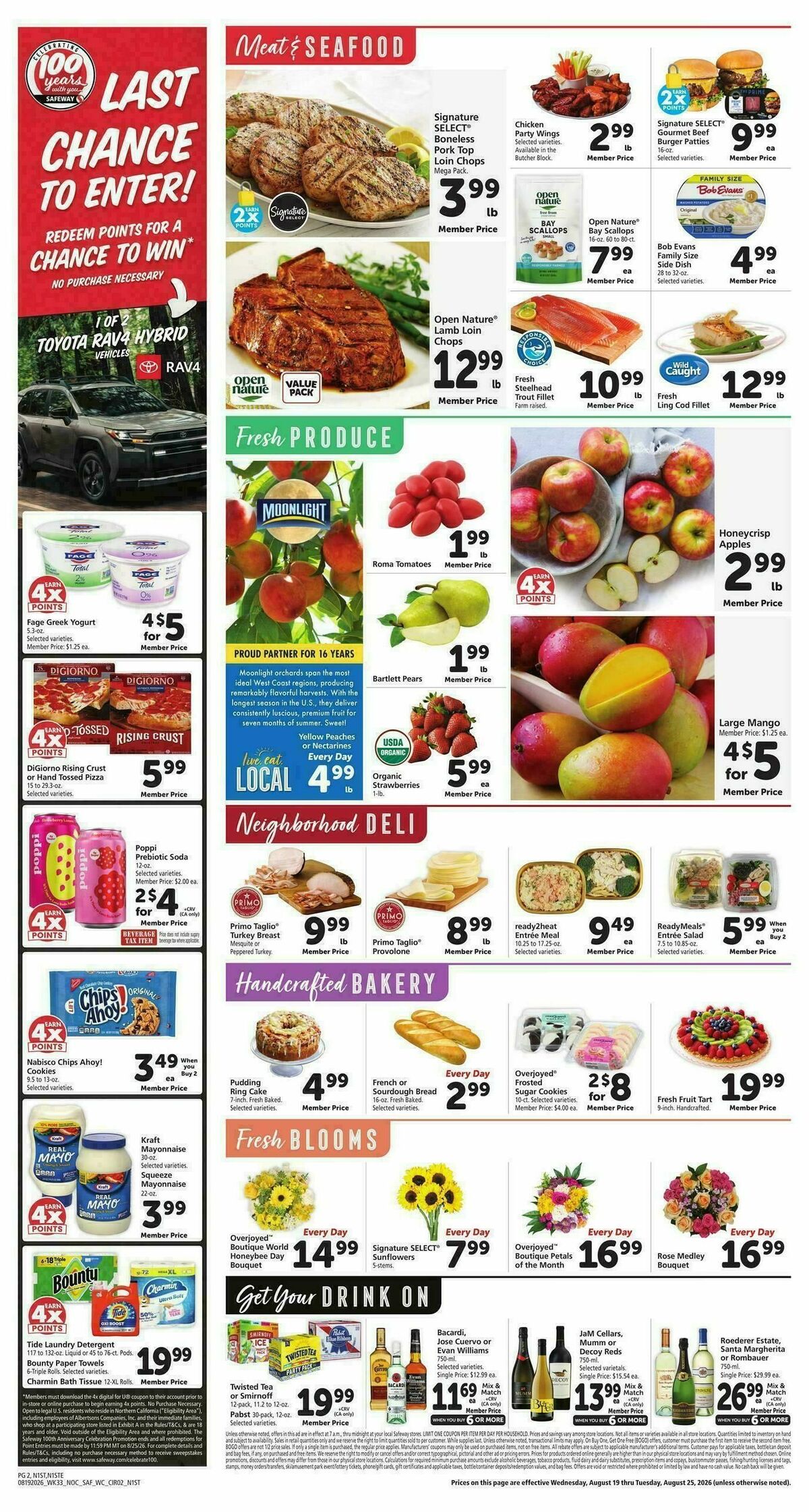 Safeway Weekly Ad from August 19