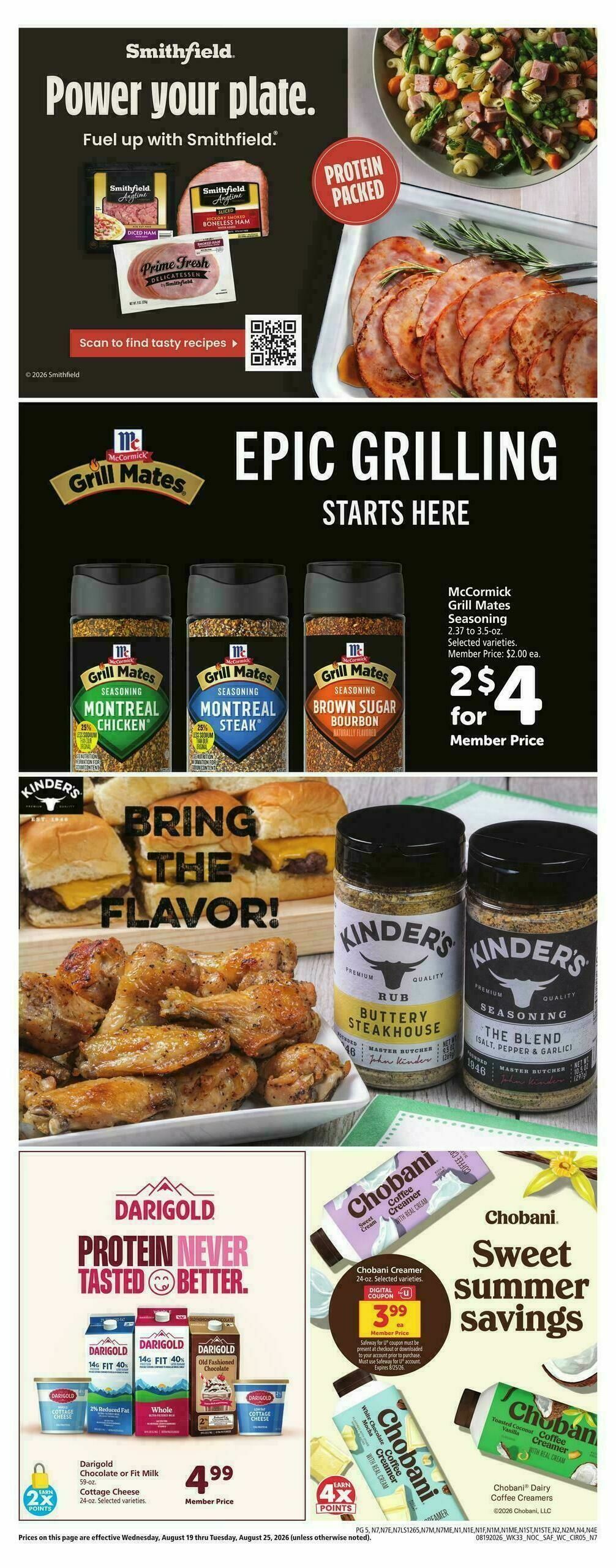 Safeway Weekly Ad from August 19