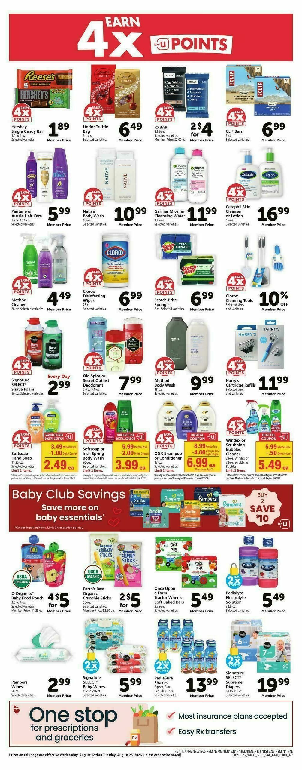 Safeway Weekly Ad from August 19