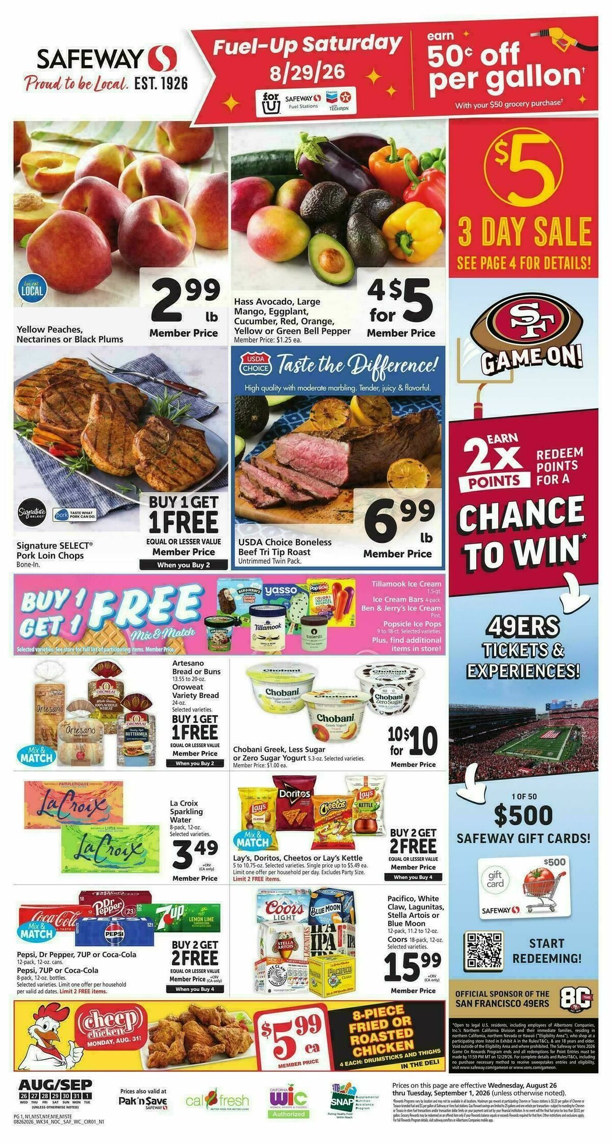 Safeway Weekly Ad from August 26