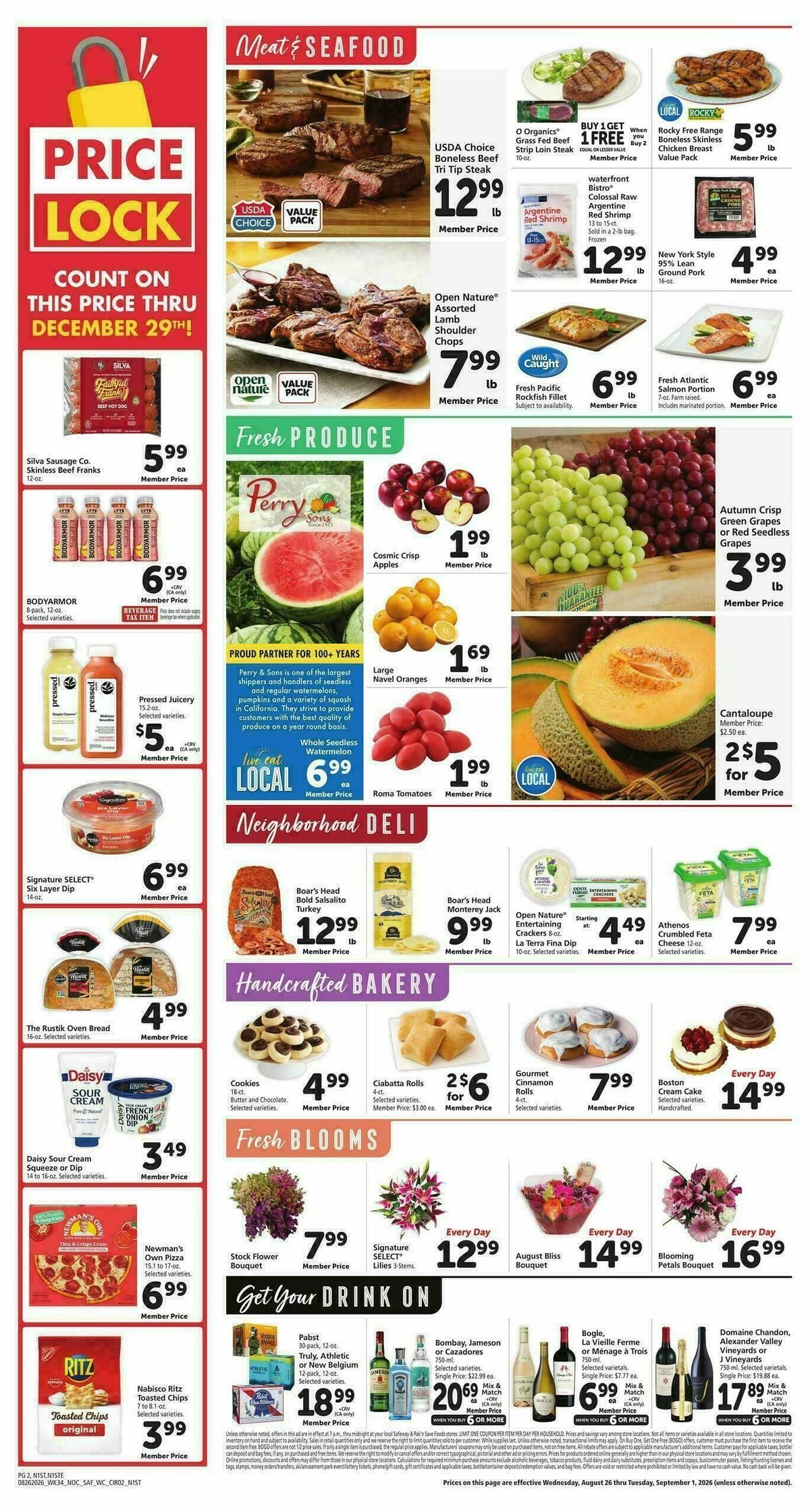 Safeway Weekly Ad from August 26