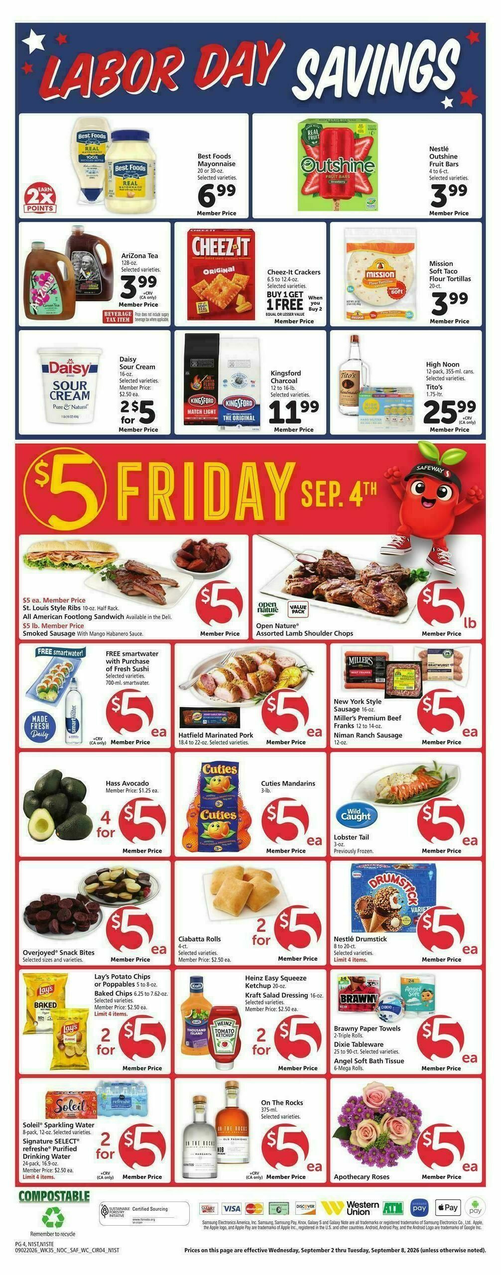 Safeway Weekly Ad from September 2