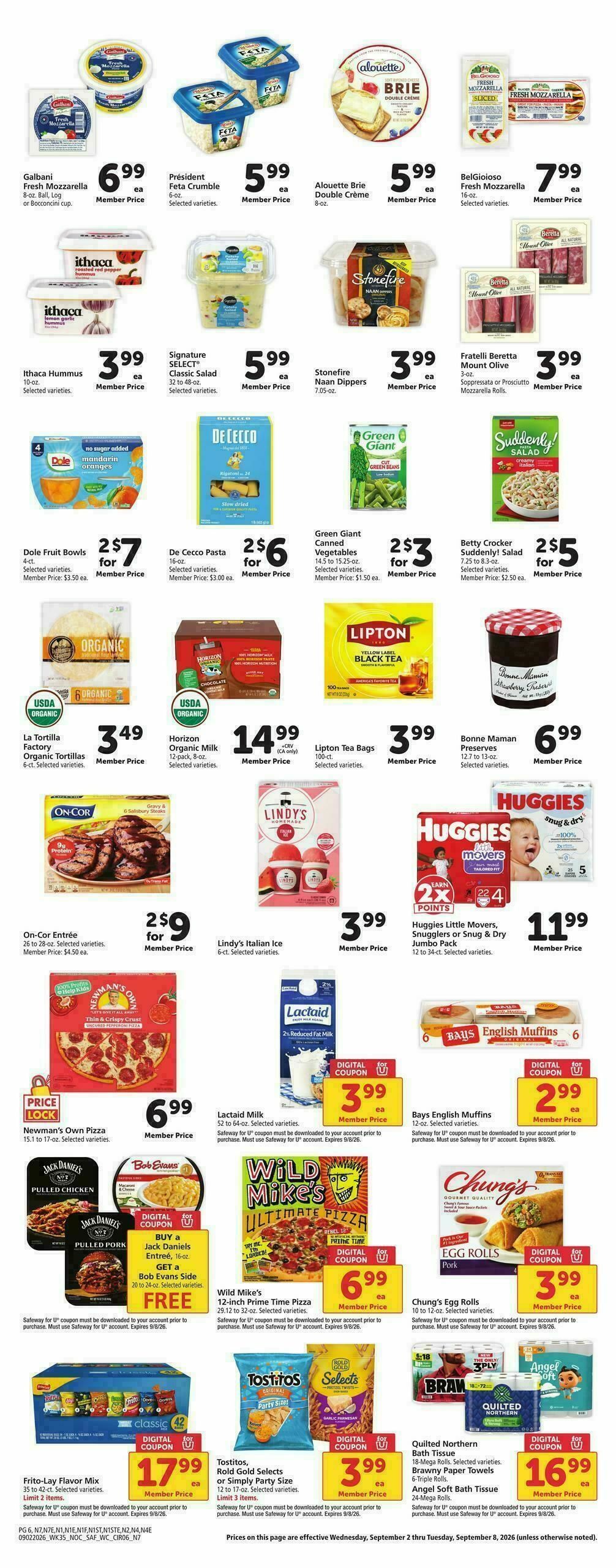 Safeway Weekly Ad from September 2