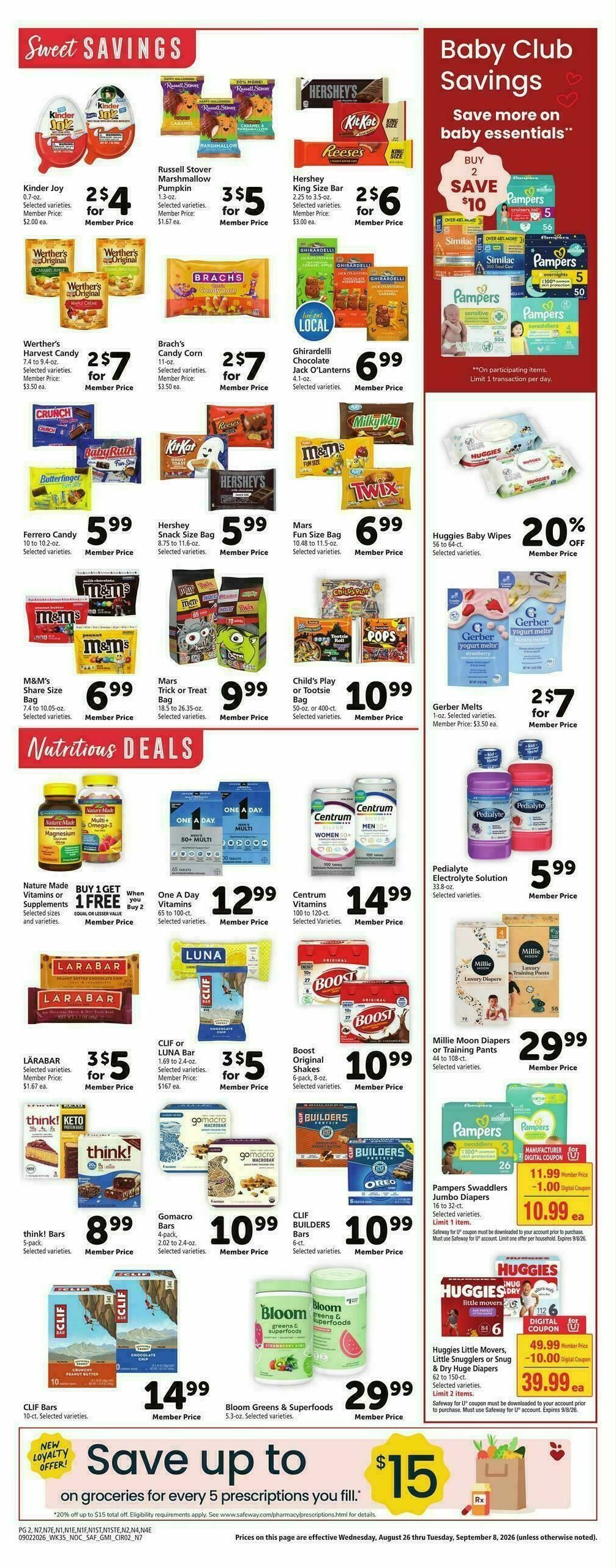 Safeway Weekly Ad from September 2