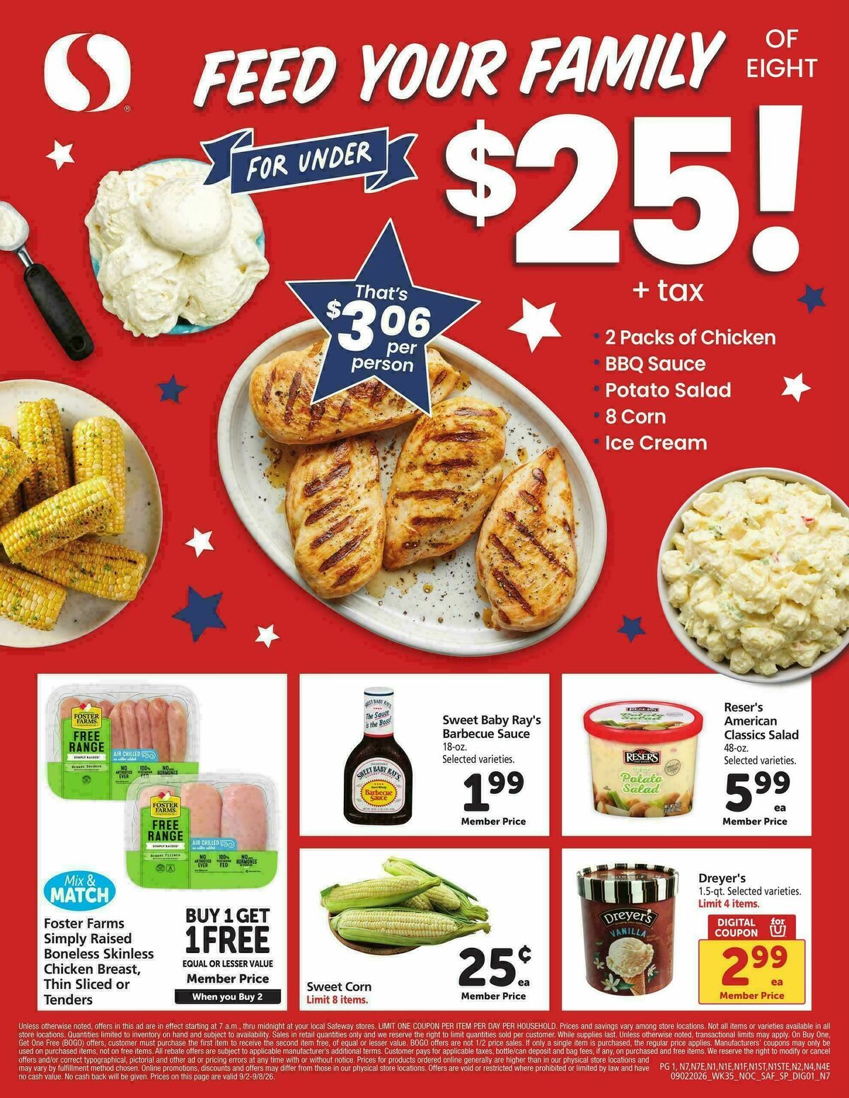 Safeway Specialty Publication Weekly Ad from September 2