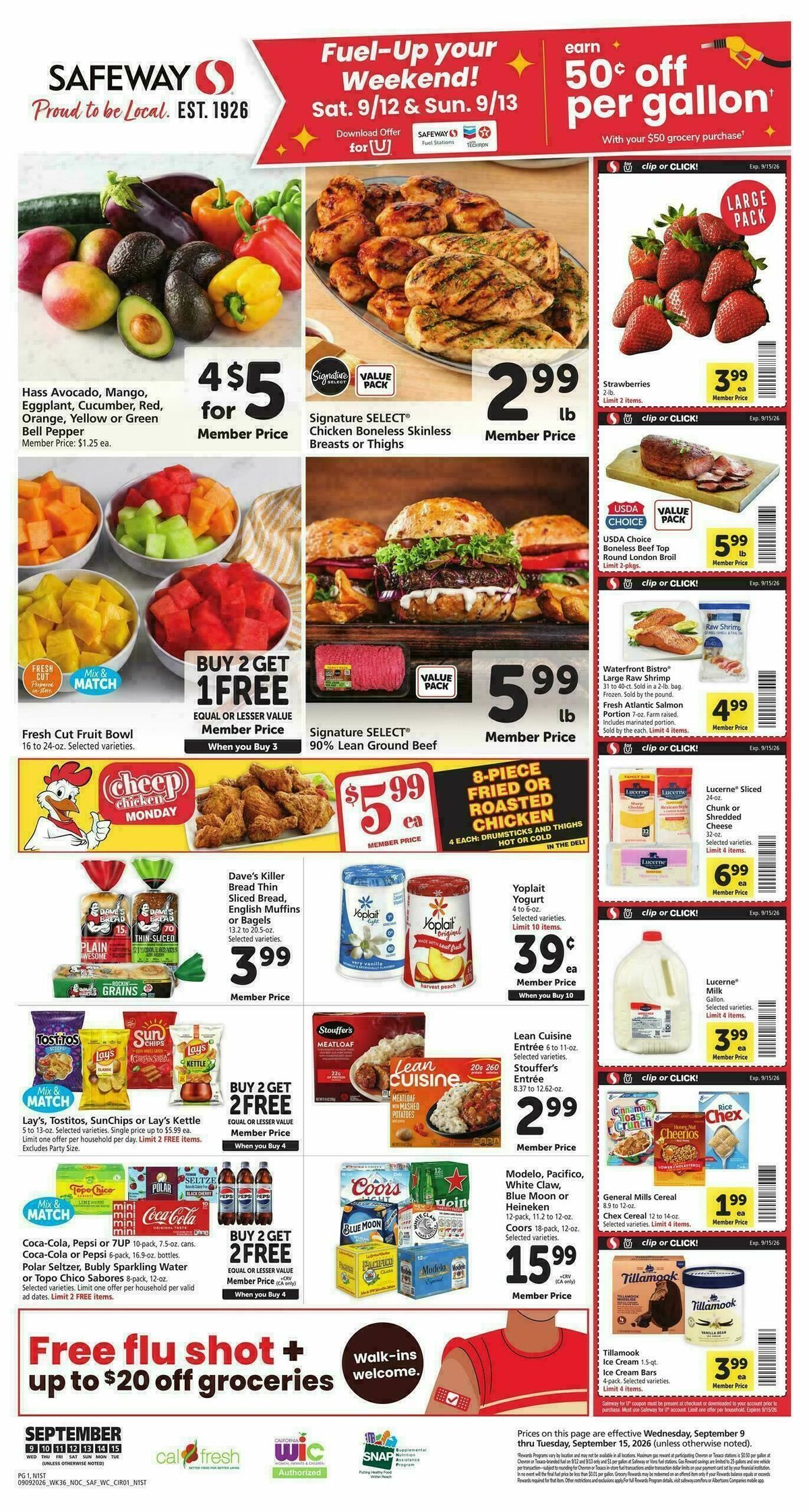 Safeway Weekly Ad from September 9
