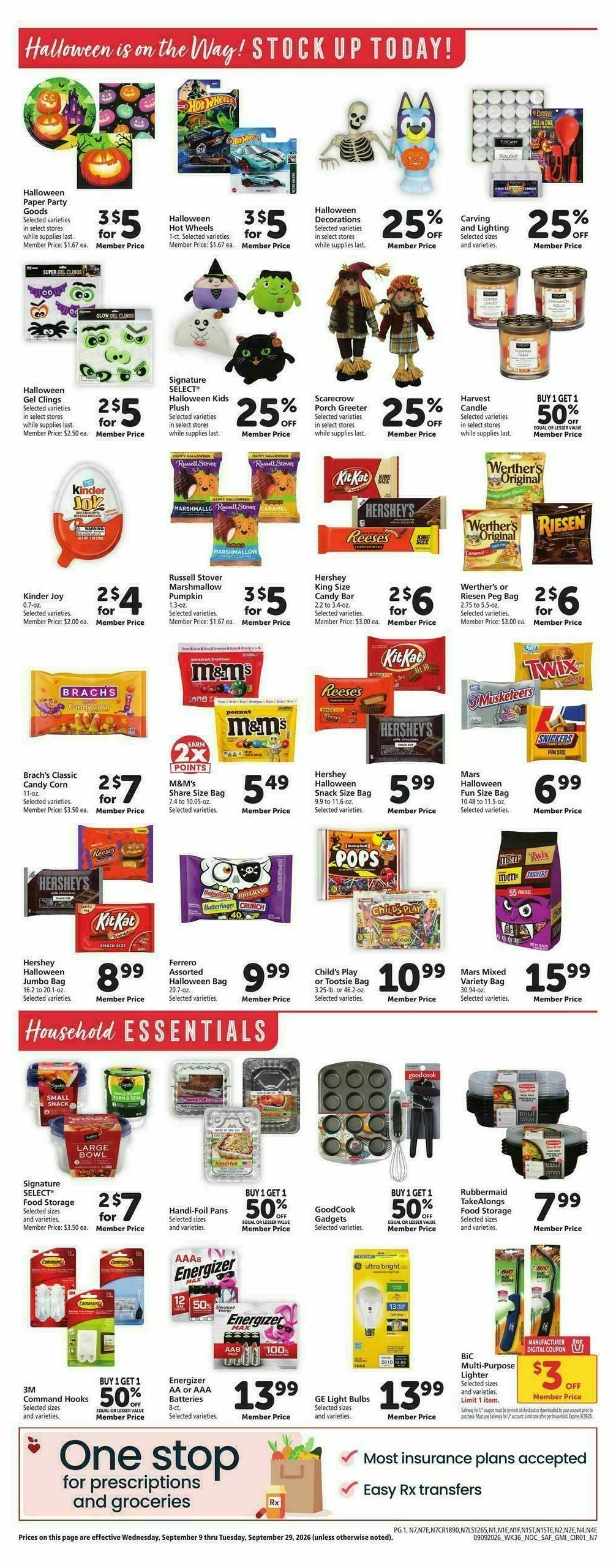 Safeway Weekly Ad from September 9