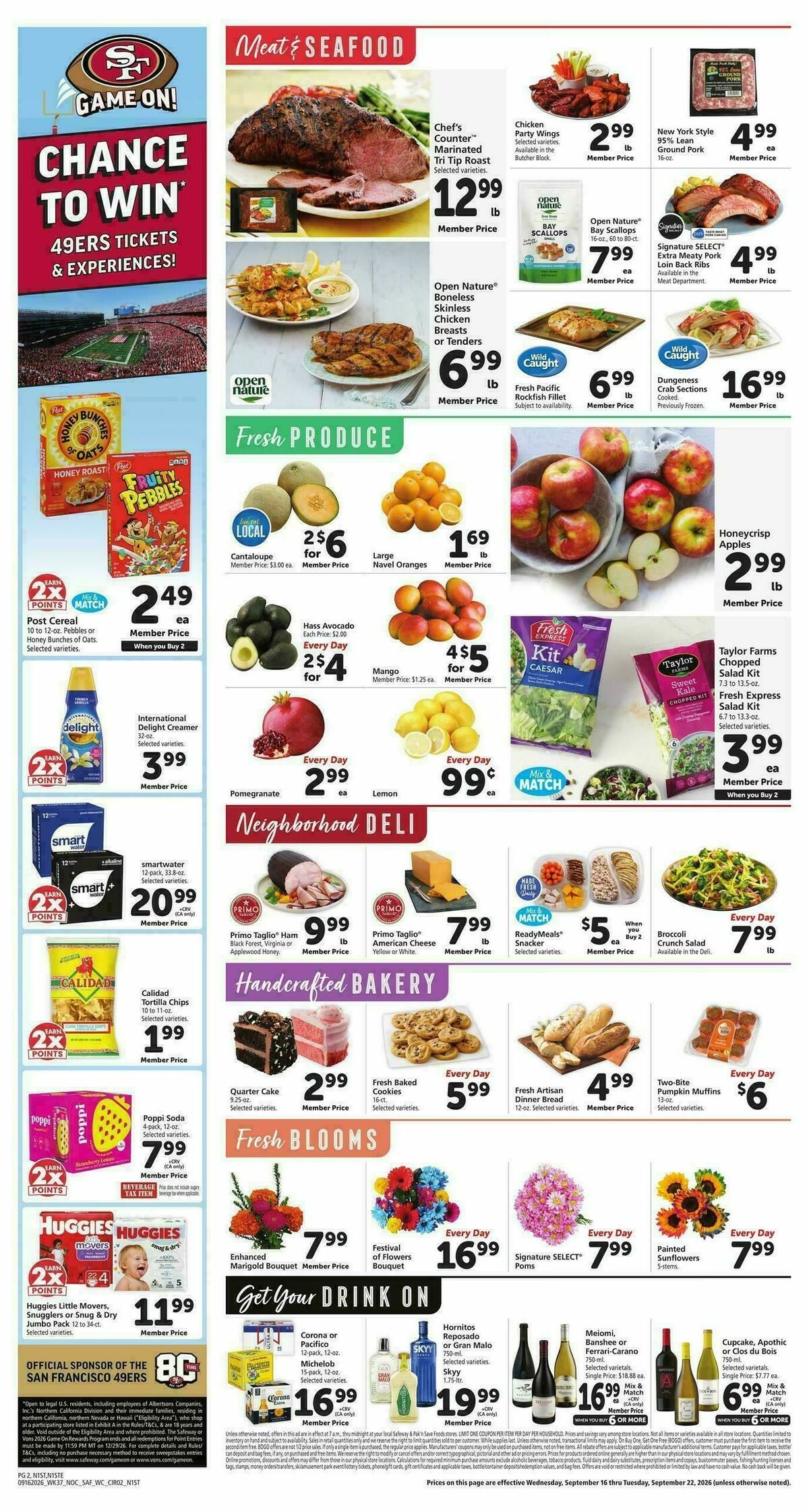 Safeway Weekly Ad from September 16