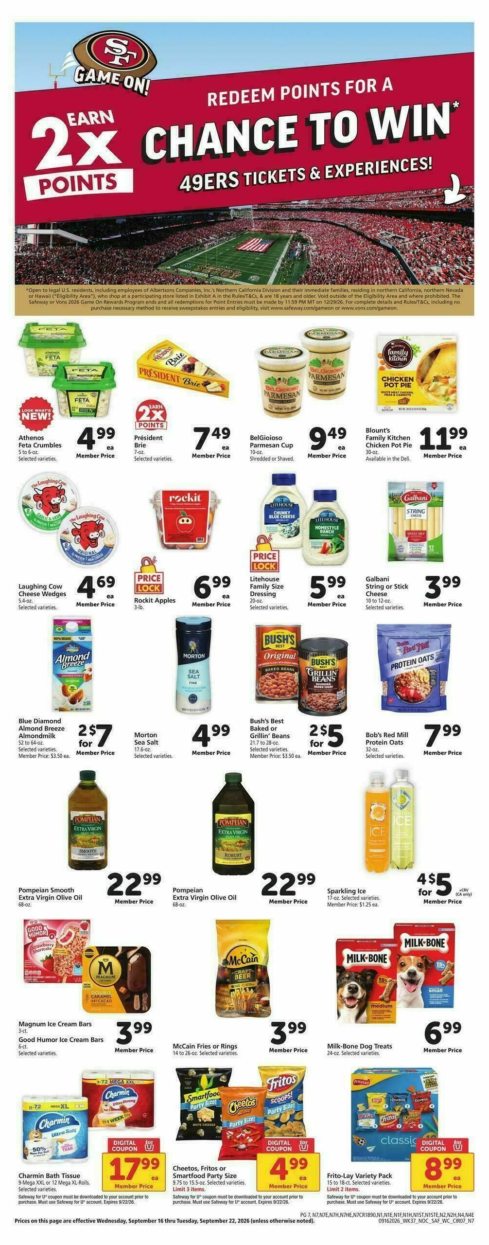 Safeway Weekly Ad from September 16