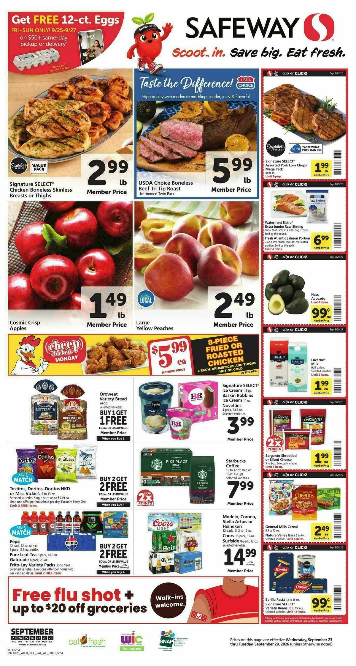 Safeway Weekly Ad from September 23