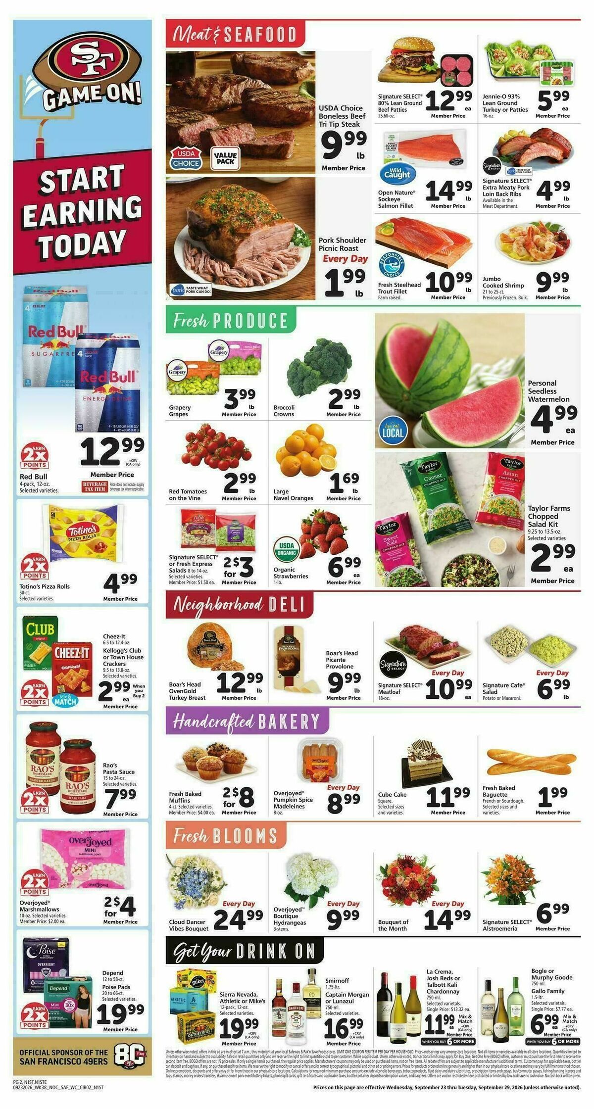 Safeway Weekly Ad from September 23
