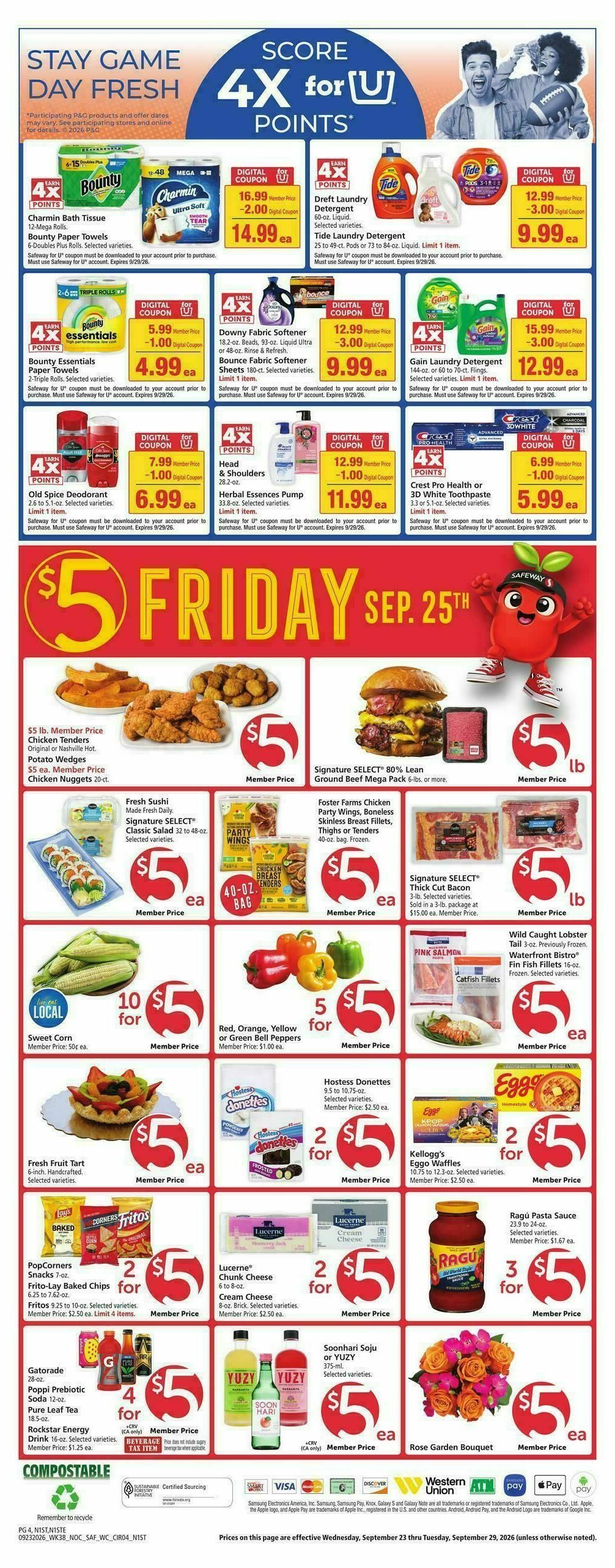 Safeway Weekly Ad from September 23