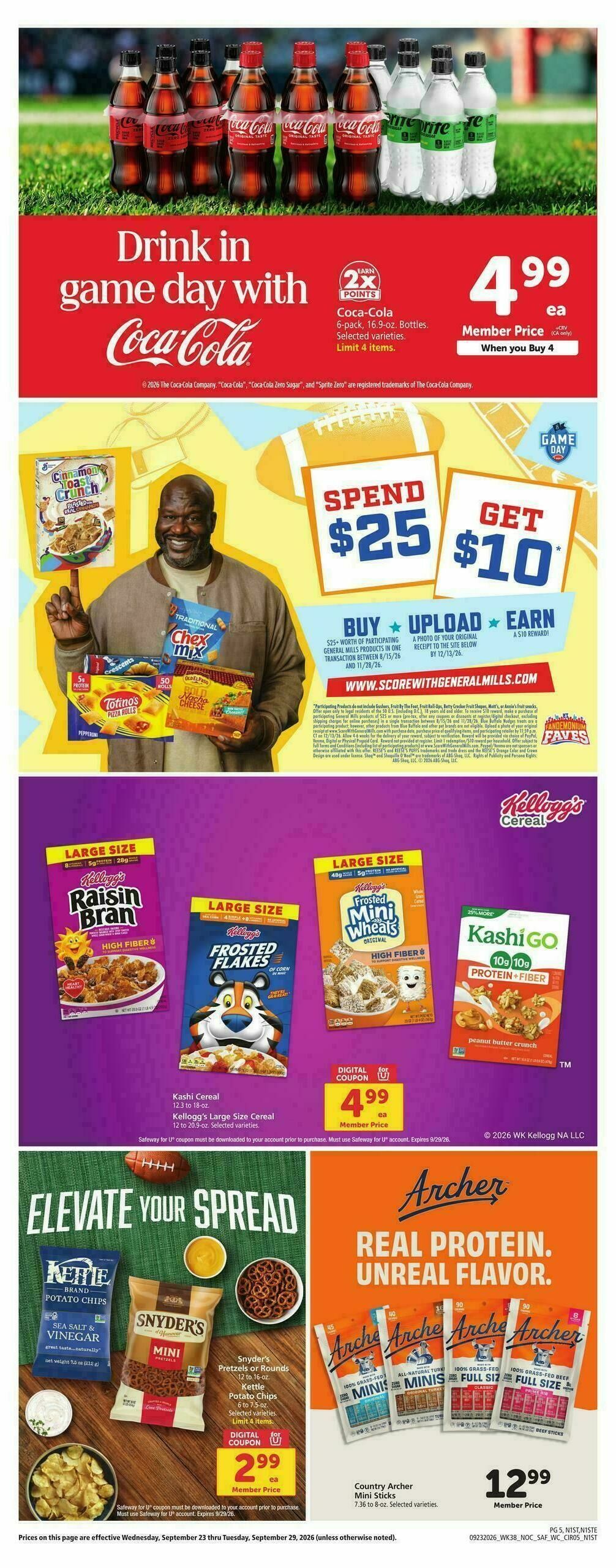 Safeway Weekly Ad from September 23