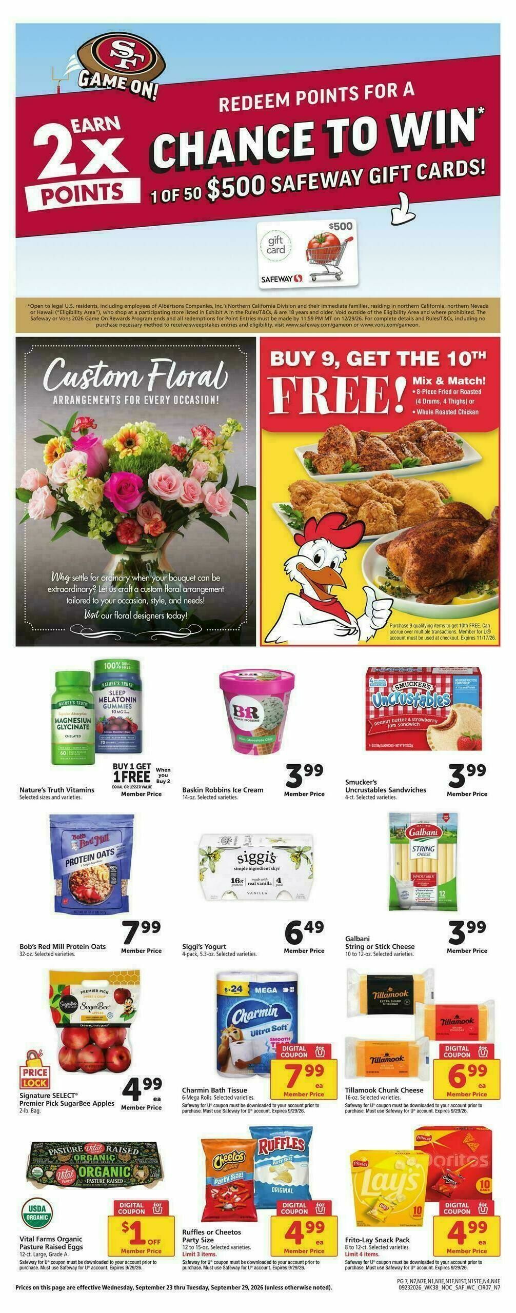 Safeway Weekly Ad from September 23
