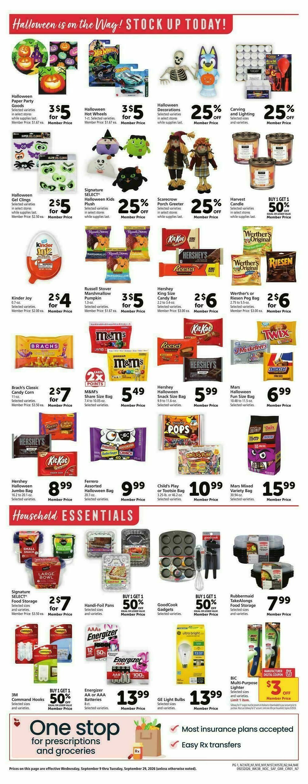 Safeway Weekly Ad from September 23