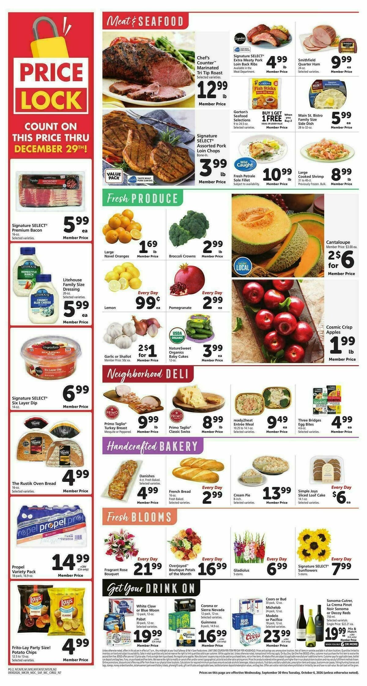 Safeway Weekly Ad from September 30