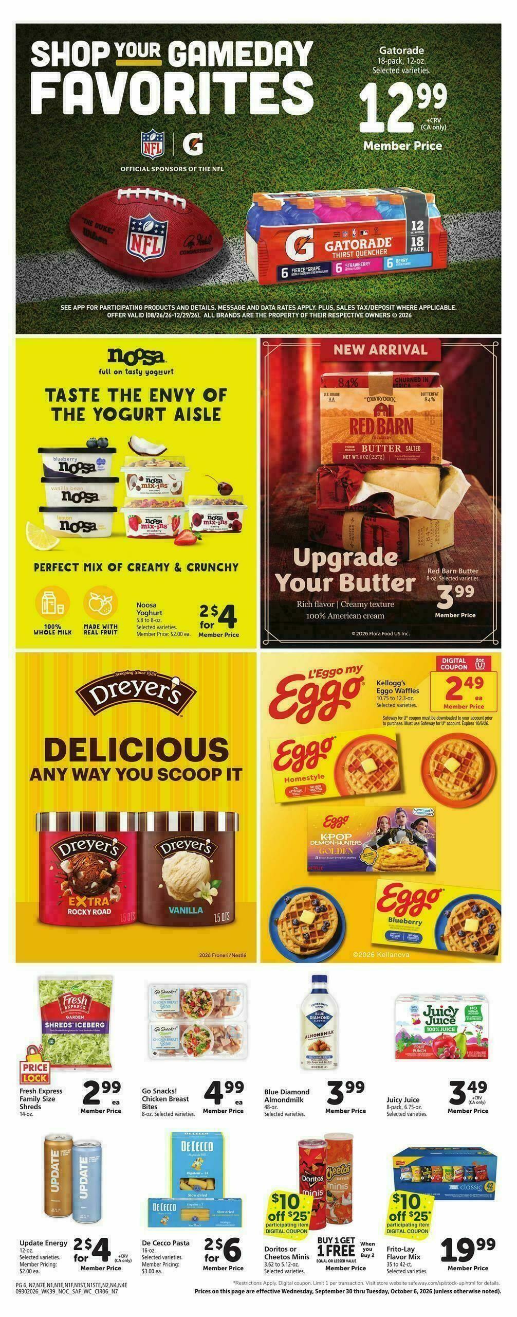 Safeway Weekly Ad from September 30