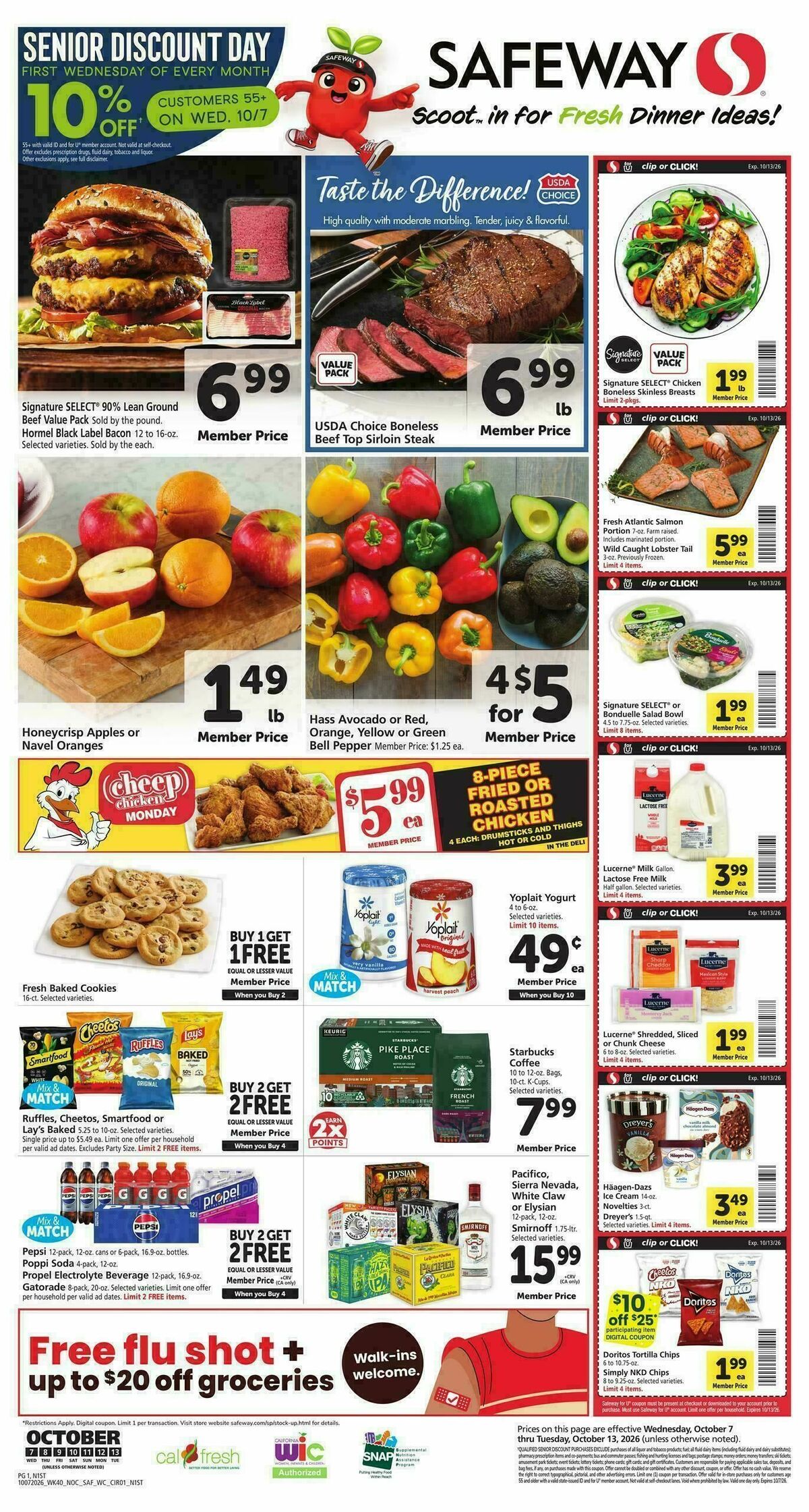 Safeway Weekly Ad from October 7