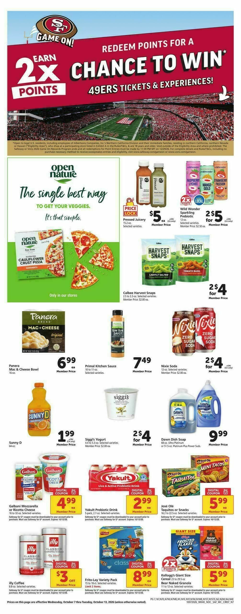 Safeway Weekly Ad from October 7