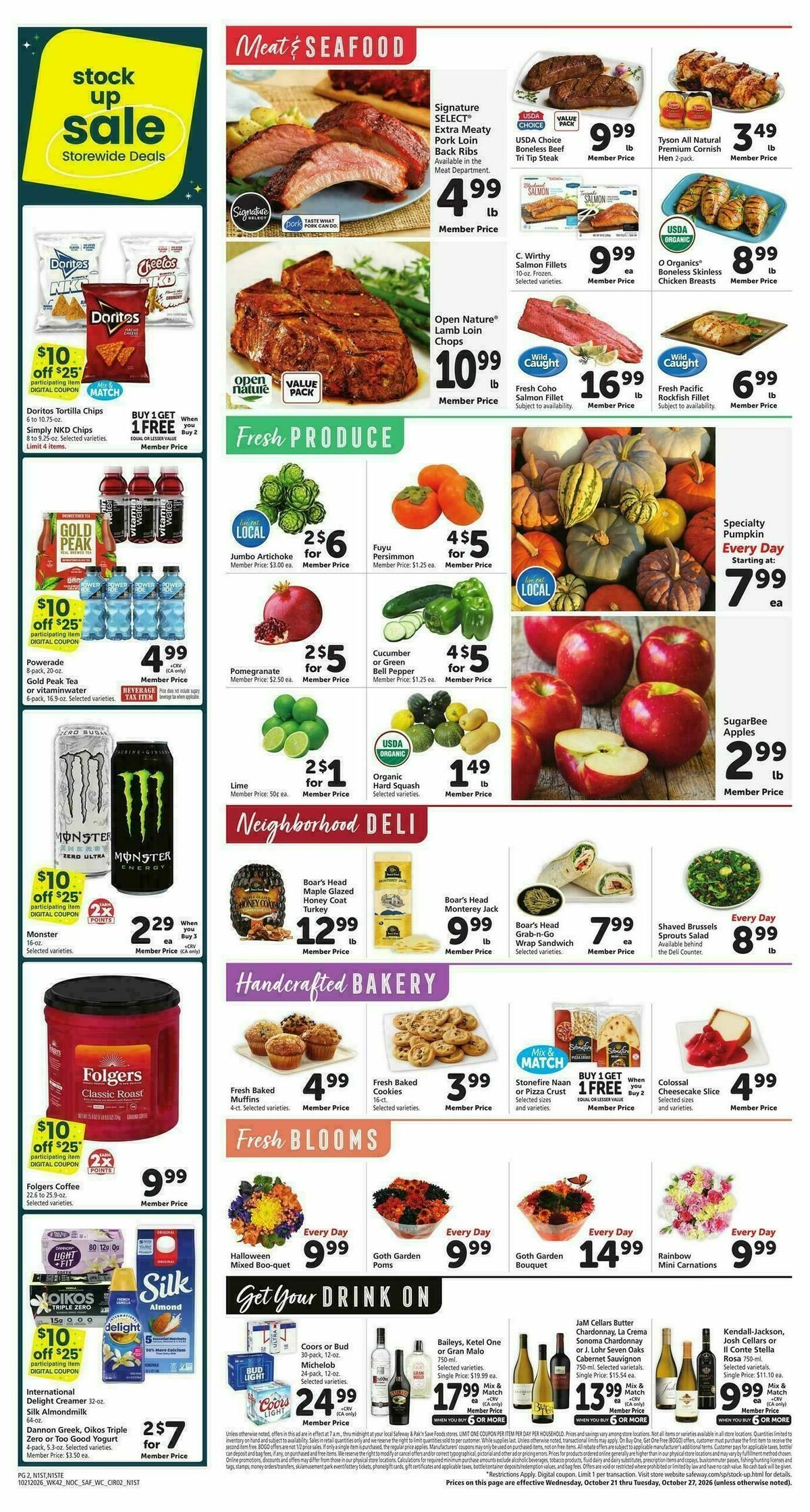 Safeway Weekly Ad from October 21