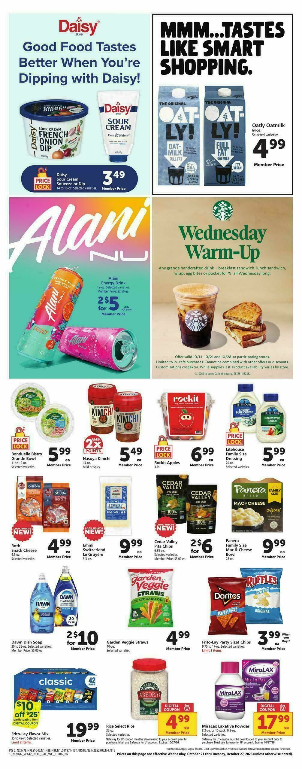 Safeway Weekly Ad from October 21