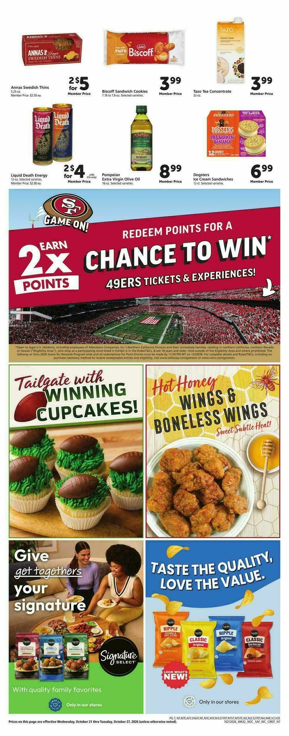 Safeway Weekly Ad from October 21