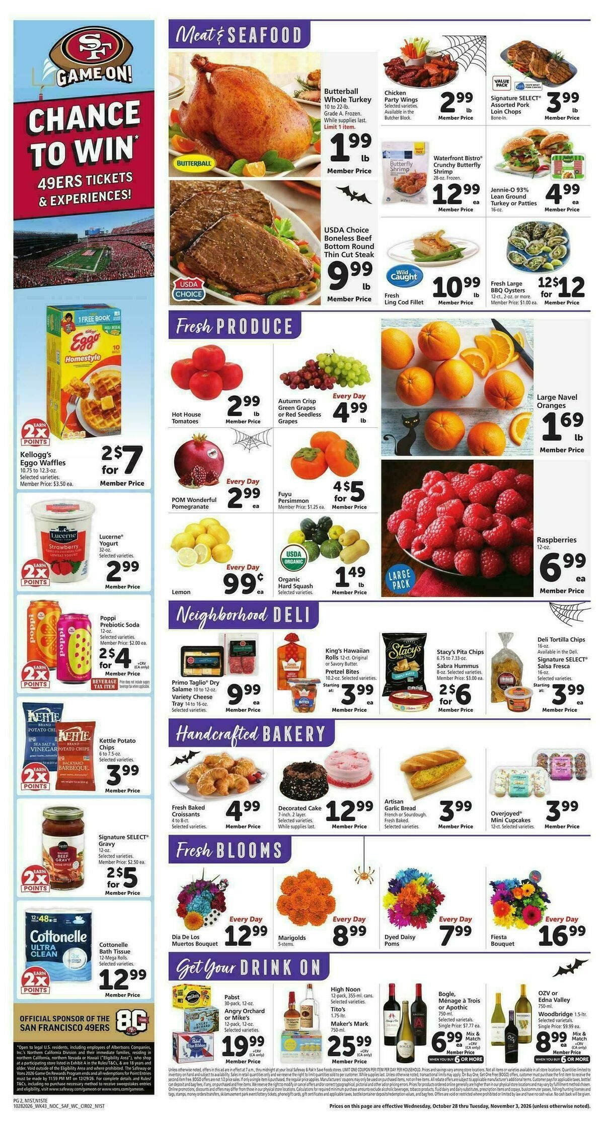 Safeway Weekly Ad from October 28