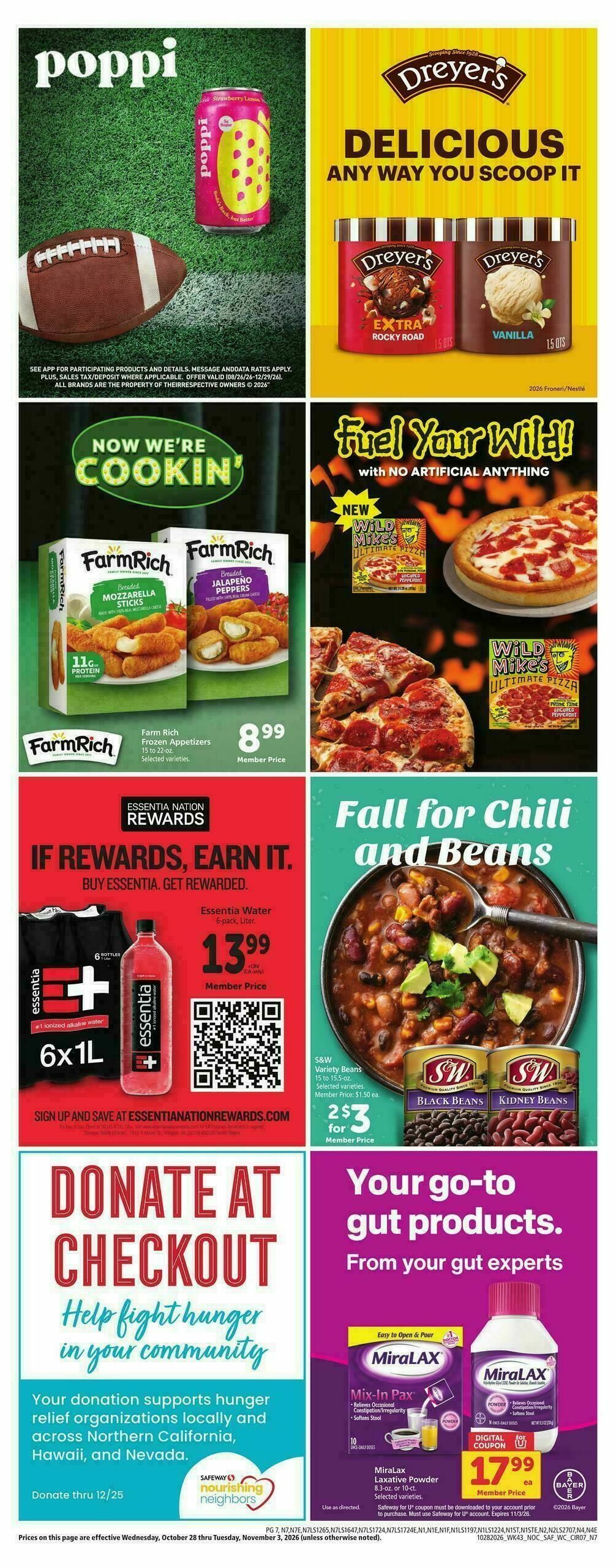 Safeway Weekly Ad from October 28