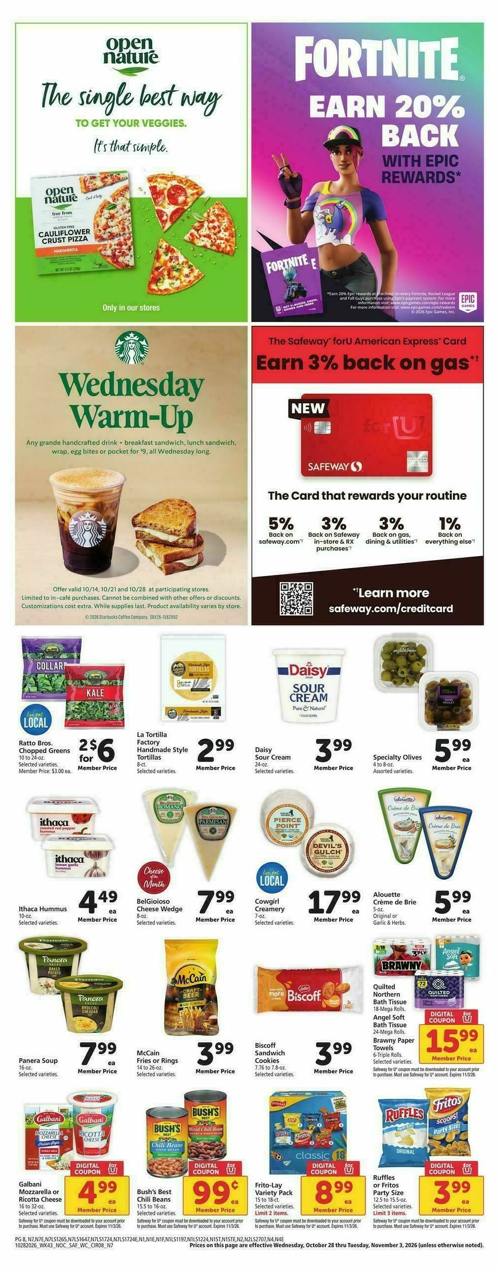 Safeway Weekly Ad from October 28
