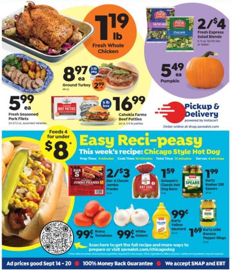 Save A Lot Weekly Ad from September 14