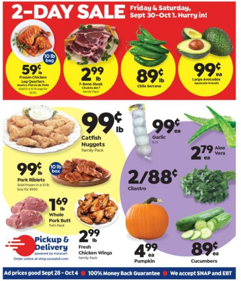 Save A Lot Weekly Ad from September 28