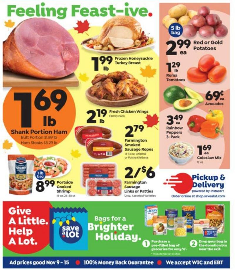 Save A Lot Weekly Ad from November 9