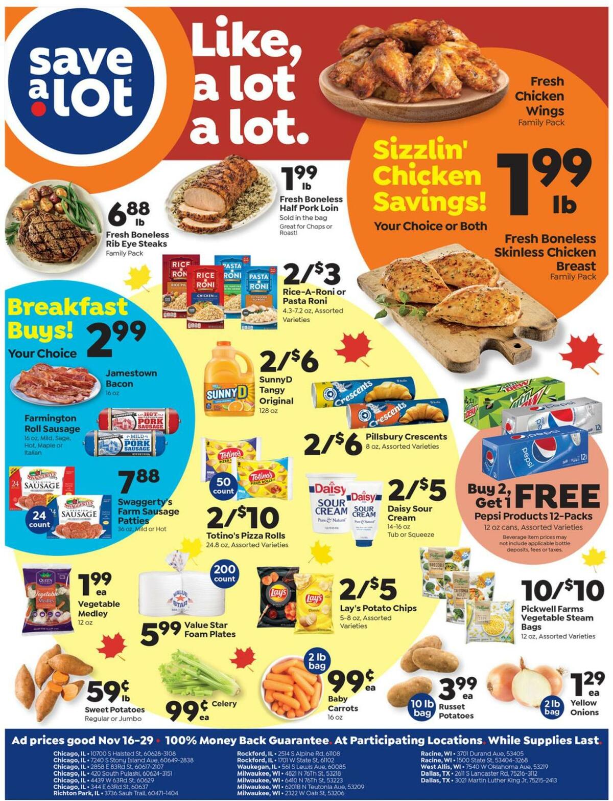 Save A Lot Weekly Ad from November 16