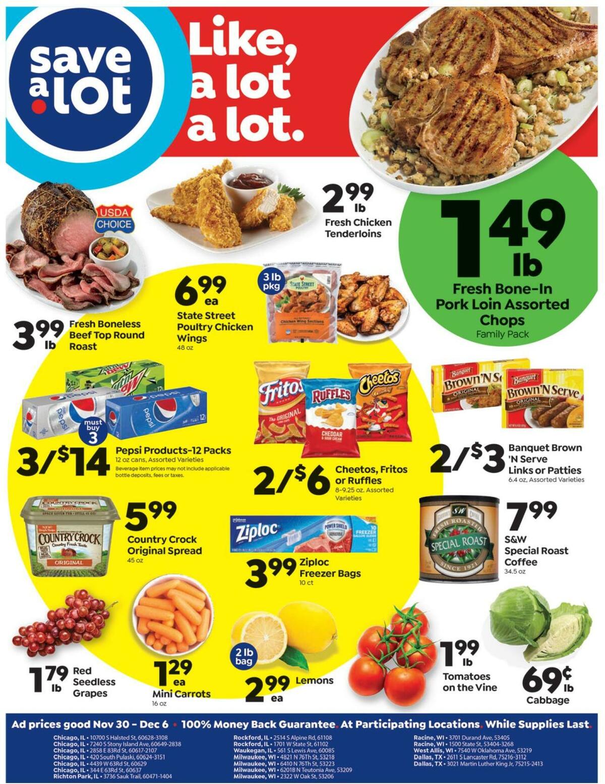 Save A Lot Weekly Ad from November 30