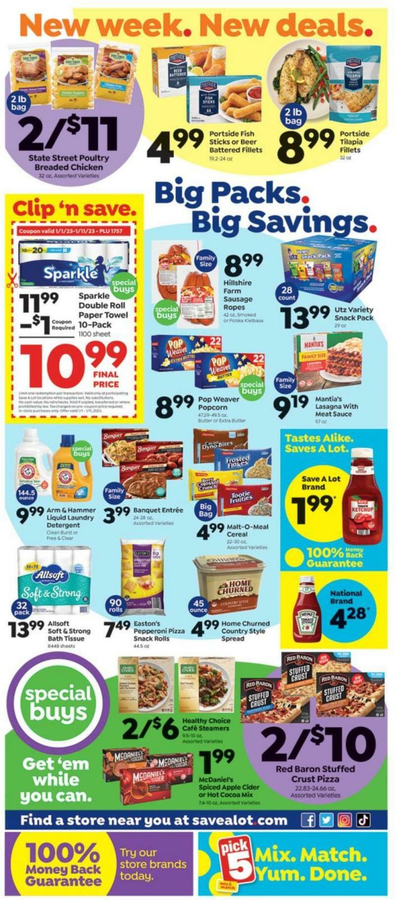 Save A Lot Weekly Ad from January 4