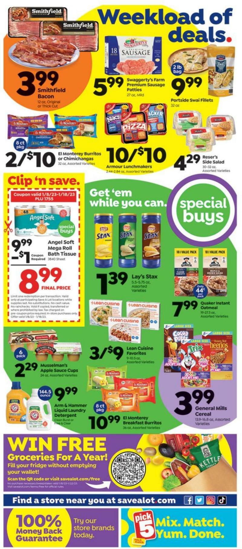 Save A Lot Weekly Ad from January 11