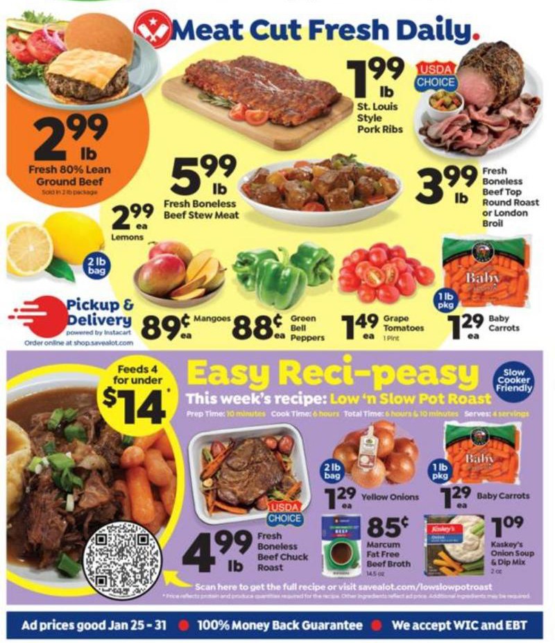 Save A Lot Weekly Ad from January 25