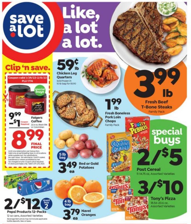 Save A Lot Weekly Ad from February 1