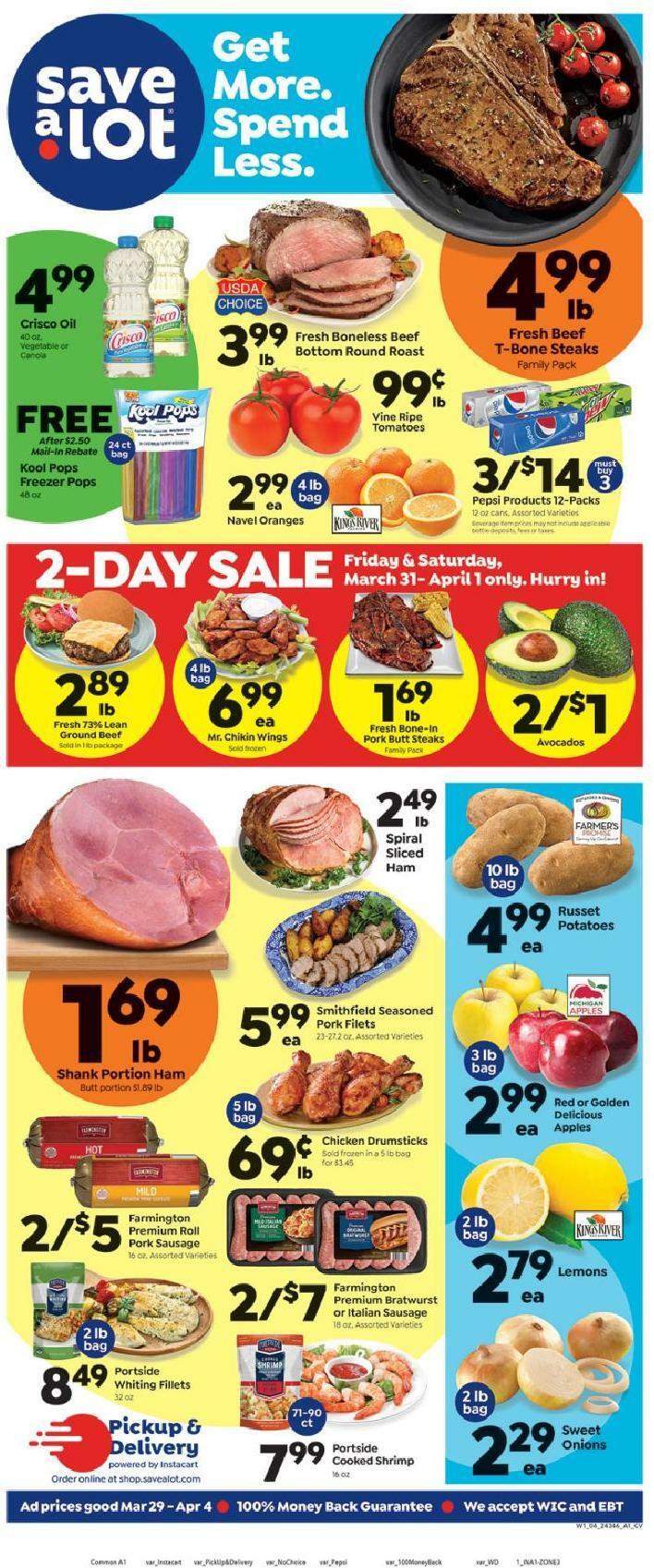 Save A Lot Weekly Ad from March 29