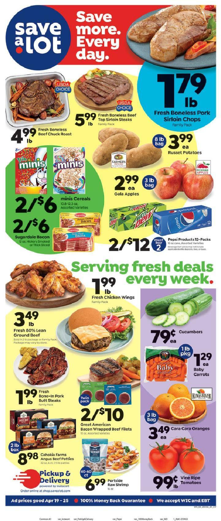 Save A Lot Weekly Ad from April 19