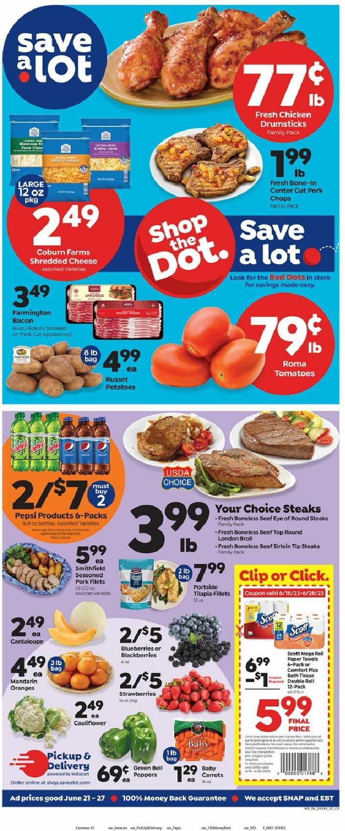 Save A Lot Weekly Ad from June 21