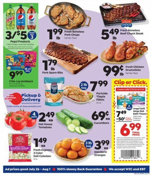 Save A Lot Weekly Ad from July 26