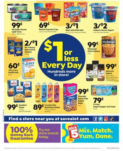 Save A Lot Weekly Ad from July 26