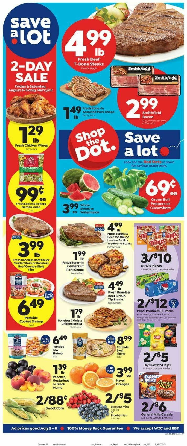 Save A Lot Weekly Ad from August 2