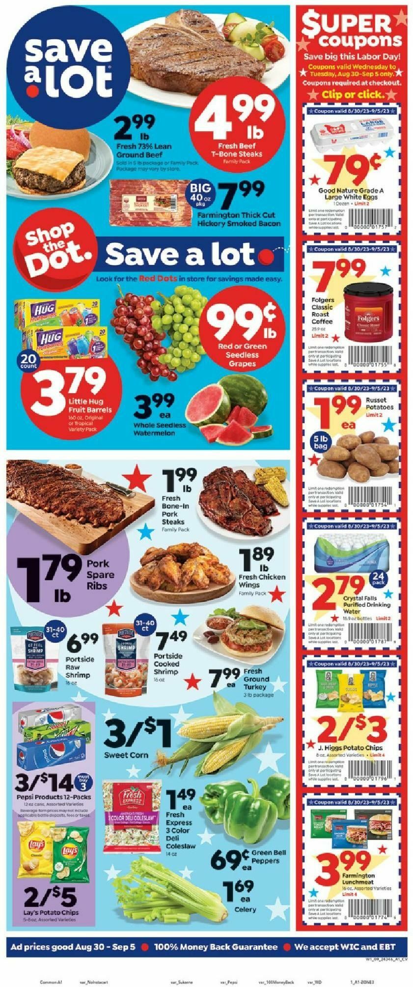 Save A Lot Weekly Ad from August 30