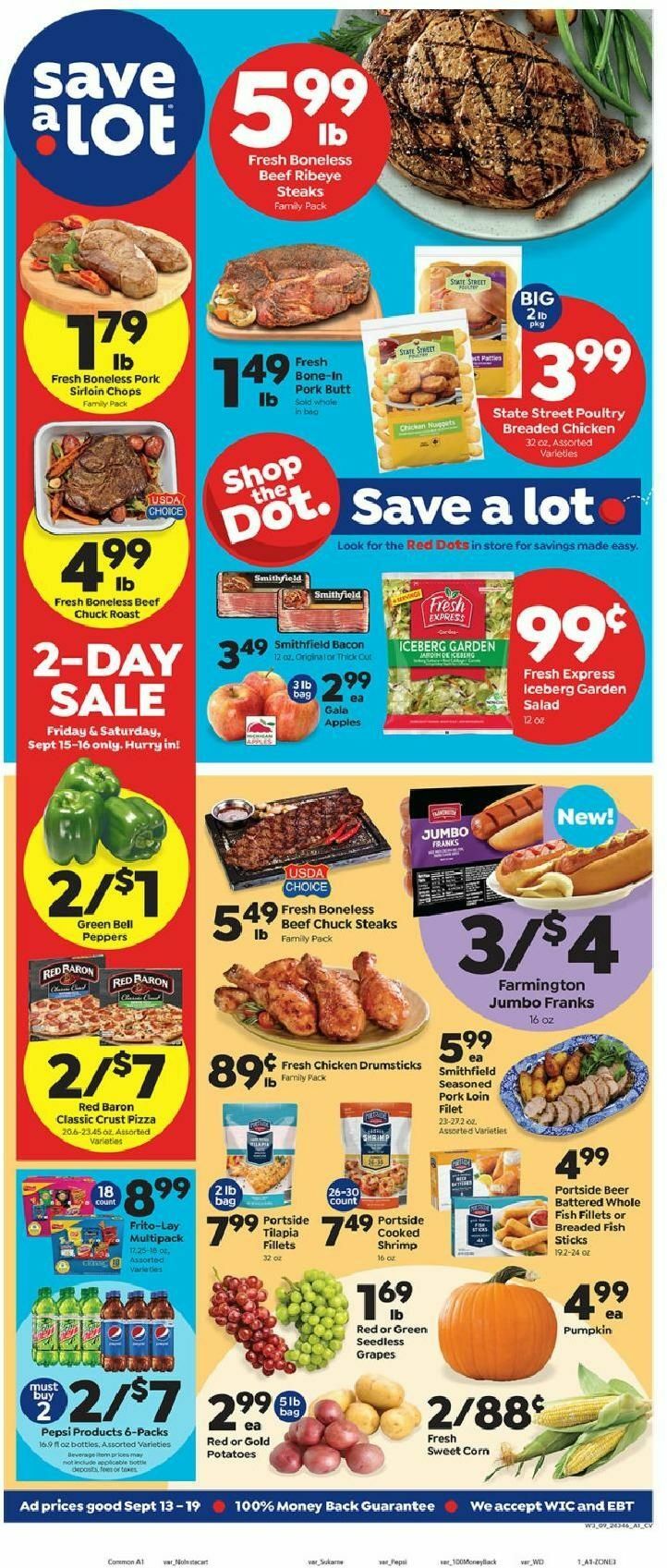 Save A Lot Weekly Ad from September 13