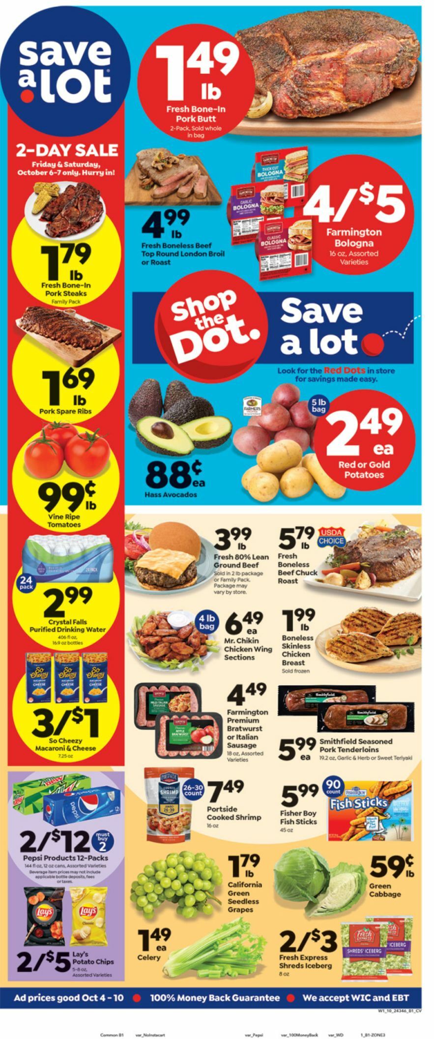 Save A Lot Weekly Ad from October 4