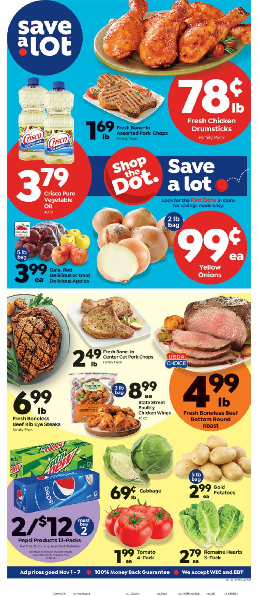 Save A Lot Weekly Ad from November 1